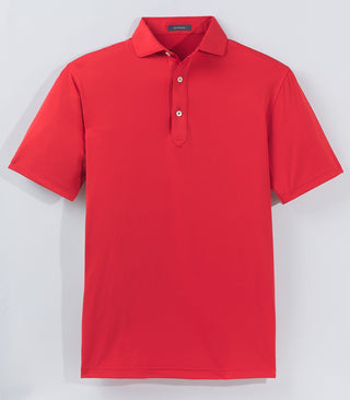 Palmer Solid Performance Polo - Shirt - Red - Turtleson