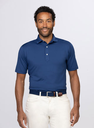 Palmer Solid Performance Polo - turtleson