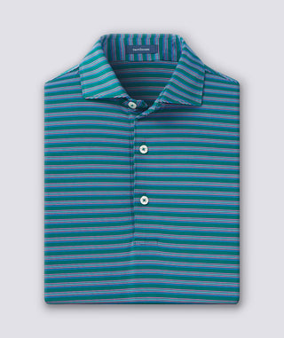 Rory Stripe Performance Polo - turtleson