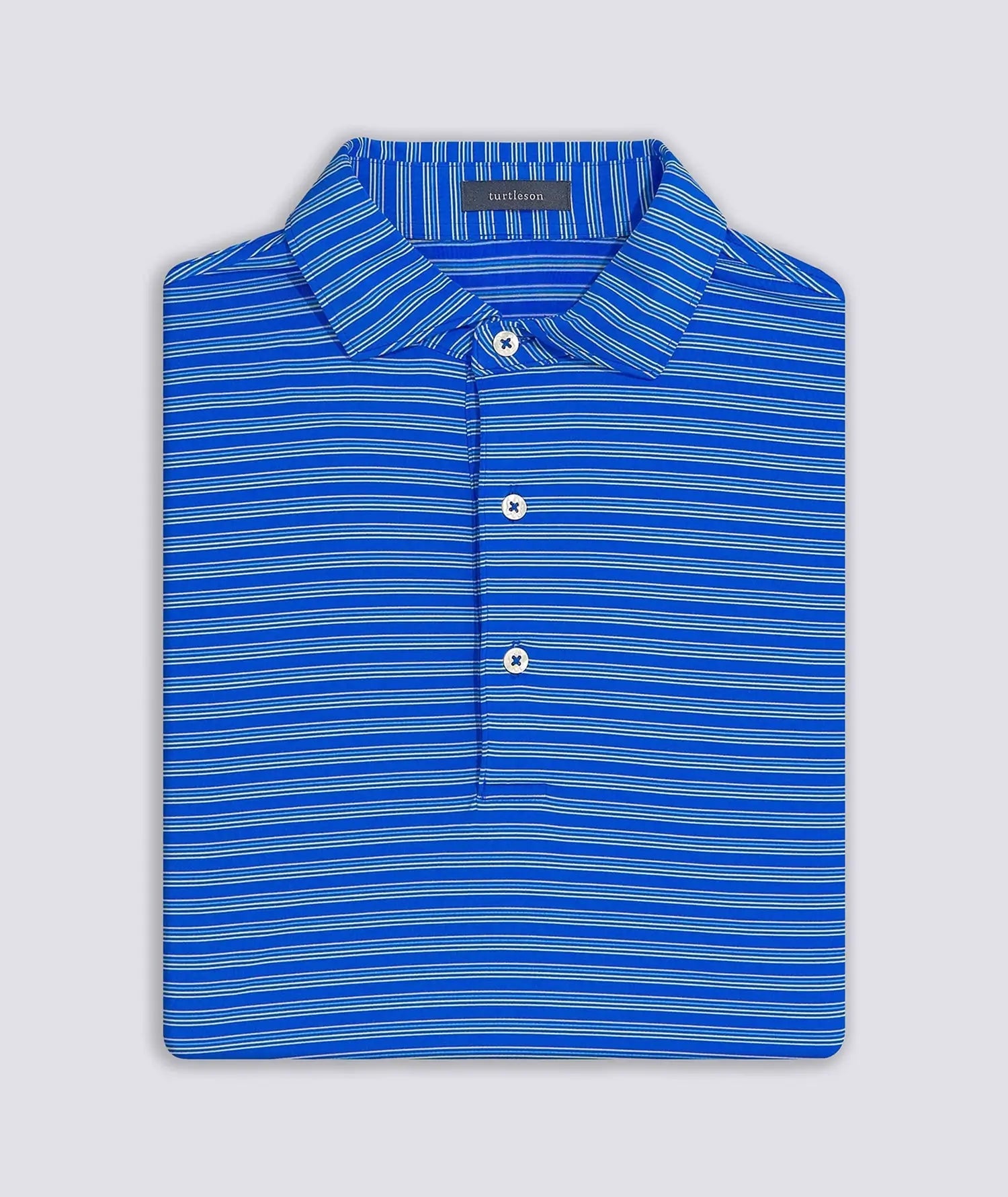 Rory Stripe Performance Polo | Mens Polos – turtleson