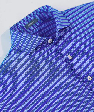 Rory Stripe Performance Polo - turtleson