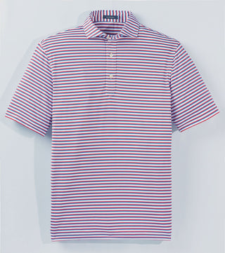 Ryan Stripe Performance Polo - turtleson