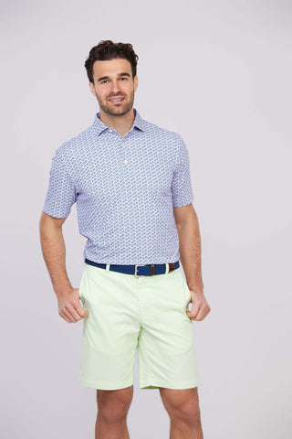 Shelby Performance Men's Polo - Front - Turtleson