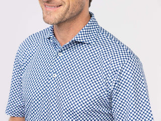 Slater Performance Men's Polo - Close Up Turtleson