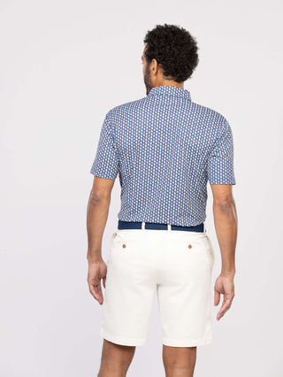 Stowe Performance Men's Polo - Back - Turtleson