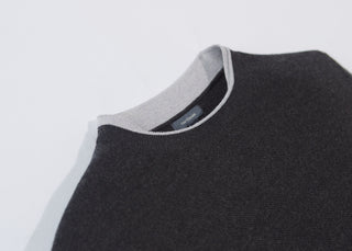 Sutton Men's Sweater - Collar - Turtleson -Midnight/Pearl