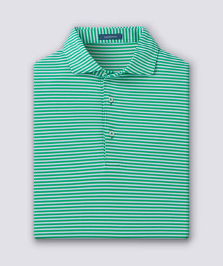 Tanner Stripe Performance Polo - turtleson