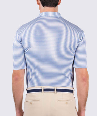 Tanner Stripe Performance Polo - turtleson