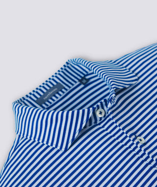 Tanner Stripe Performance Polo - turtleson