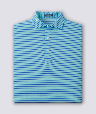 Trey Stripe Performance Polo - turtleson