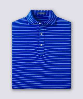 Trey Stripe Performance Polo - turtleson