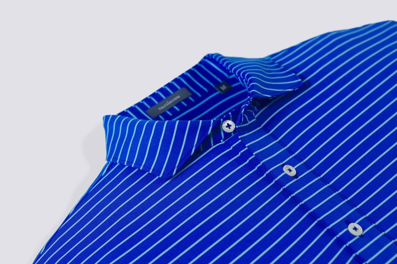 Trey Stripe Performance Polo - turtleson