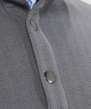 Troy Herringbone Quarter-Snap Pullover - turtleson