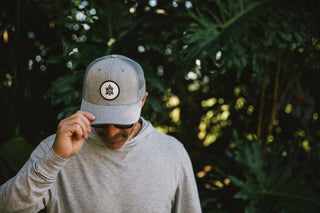 Trucker Twill Mesh Cap - Grey - turtleson