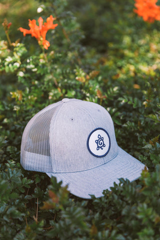 Trucker Twill Mesh Cap - Grey - turtleson