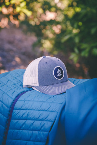 Trucker Twill Mesh Cap - Navy - turtleson