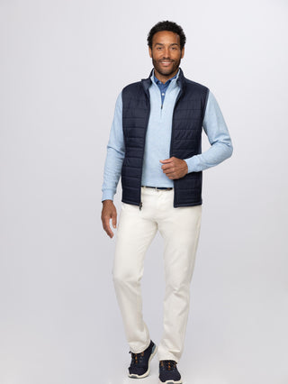 Fusion Quilted Vest Pockets - Front - Turtleson -Ink