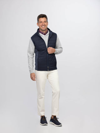 Fusion Quilted Vest Zippers - Turtleson -Ink