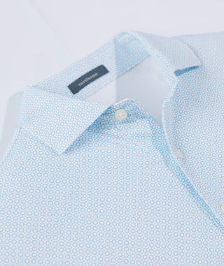 Raynor Performance Polo - Collar - Turtleson -Luxe Blue