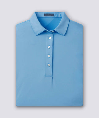 Women's Payton Solid Performance Polo - Luxe Blue - Turtleson