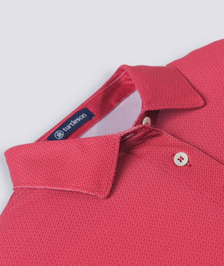 Alpine Pique Performance Polo - women - Grenadine/Dahlia - Turtleson