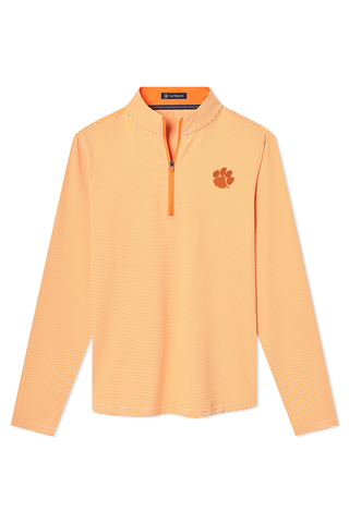Collins Stripe Sport Zip - Clemson University