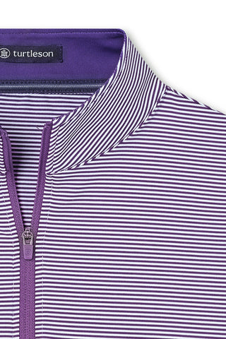 Collins Stripe Sport Zip - Clemson University