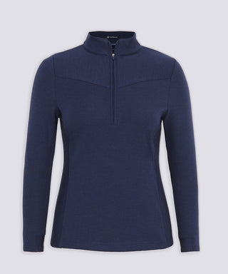 Women's Woolen Fleece Half Zip Pullover
