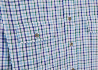 Walter Plaid Men's Workshirt - Buttons - Turtleson -Navy
