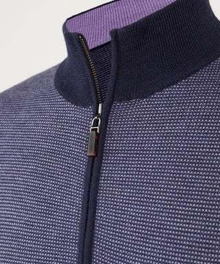 Ace Birdseye Quarter - Zip Sweater - turtleson