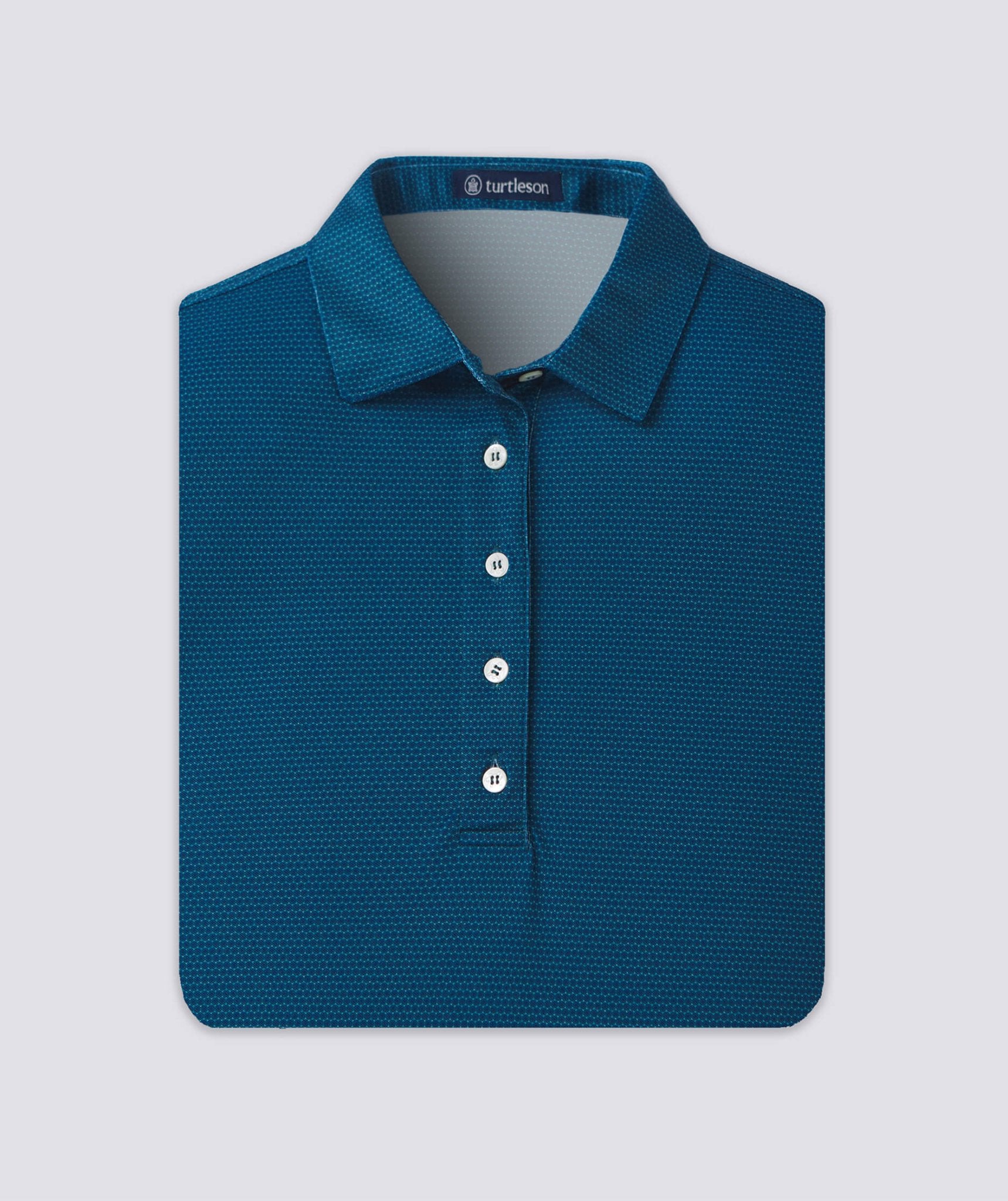 Moisture-Wicking Pique Polo with Sunburst | Turtleson – turtleson