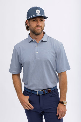 Andrew Stripe Performance Polo - turtleson