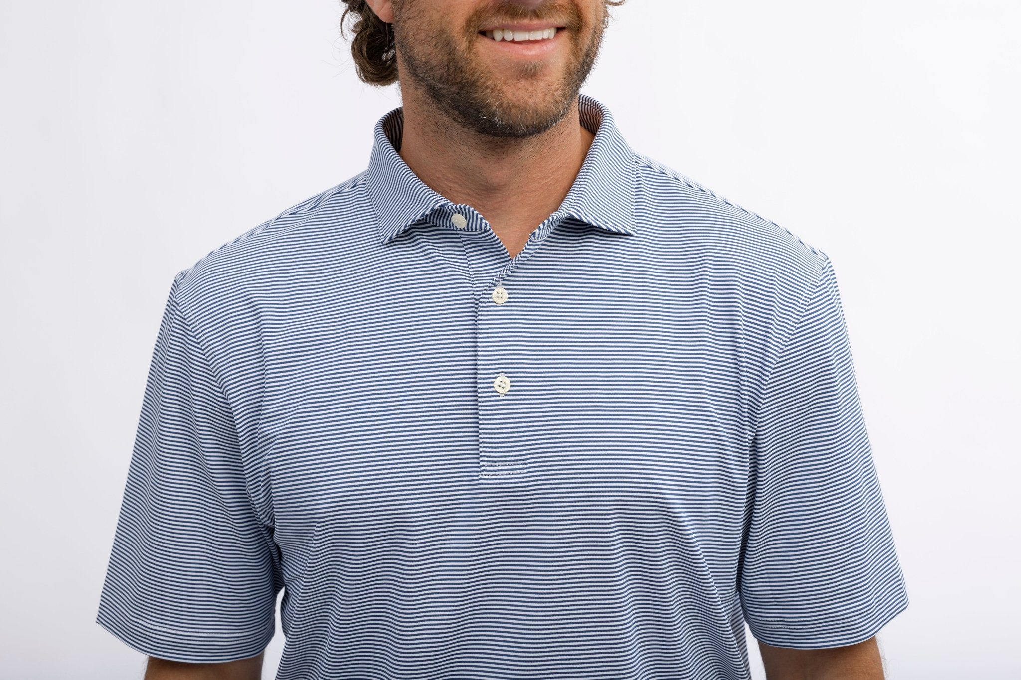 Stripe Performance Polo | Turtleson Navy / 3XL Stripe Performance Polo | Turtleson Navy / 3XL