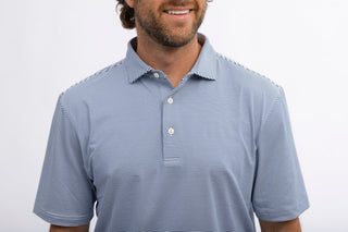 Andrew Stripe Performance Polo - turtleson