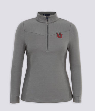 Womens Woolen Half Zip - Utah Utes