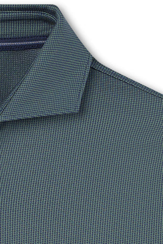 Bray Jacquard Long Sleeve Polo - Turtleson