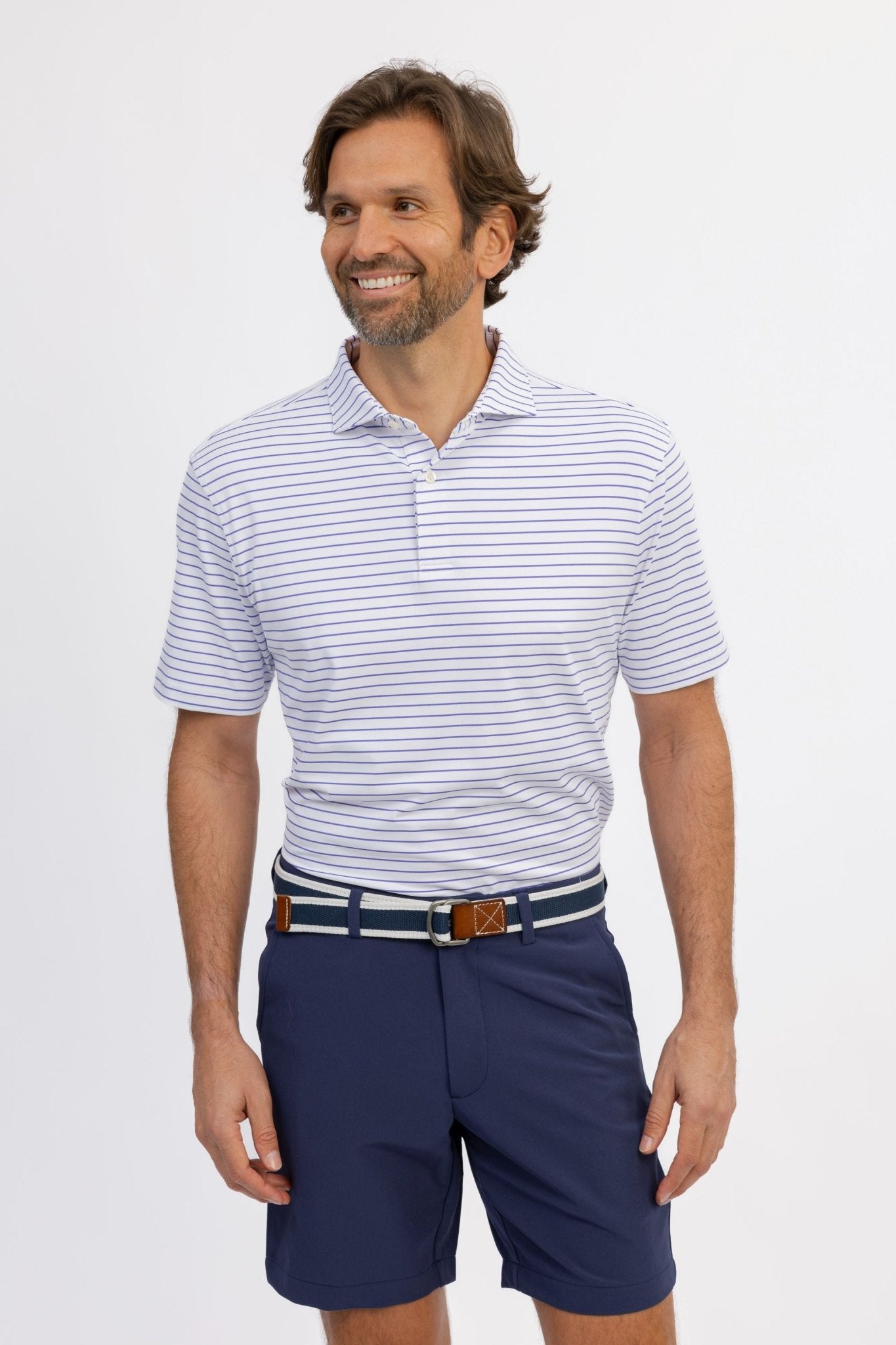 Broad Stripe Polo Shirt | Turtleson – turtleson
