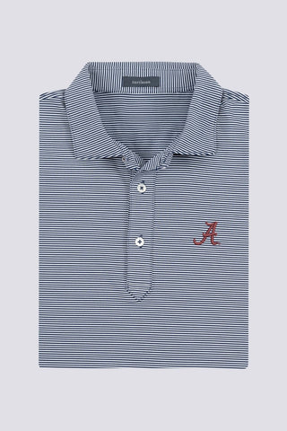 Carter Stripe Performance Polo - University of Alabama