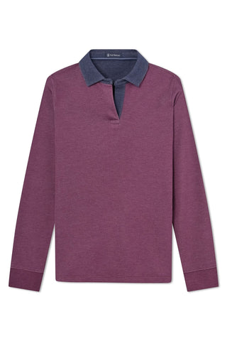 Cassi Long Sleeve Rugby Polo - Turtleson