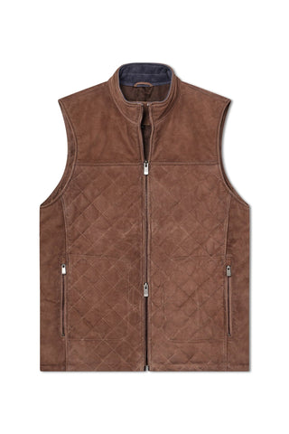 Cedar Waxed Suede Vest - Turtleson