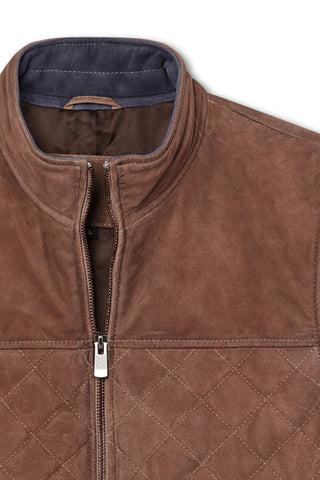 Cedar Waxed Suede Vest - Turtleson