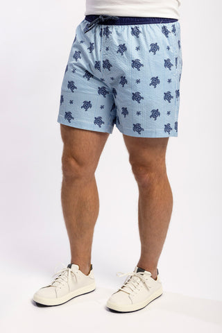 Channel Seersucker Swim Short - turtleson