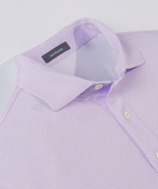 Clarence Mini Diamond Jacquard Performance Polo - Turtleson