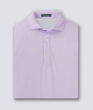 Clarence Mini Diamond Jacquard Performance Polo - Turtleson