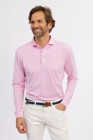 Clem Oxford Long Sleeve Polo - turtleson