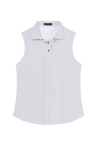 Cleo Sleeveless Snap Polo - Turtleson