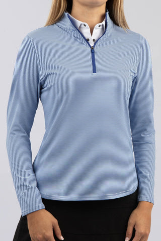 Collins Stripe Sport Zip - Turtleson