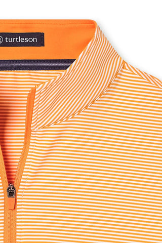 Collins Stripe Sport Zip - Clemson University - turtleson