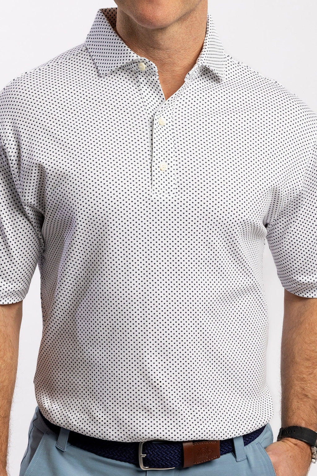 Duncan Dot Cotton Polo – turtleson