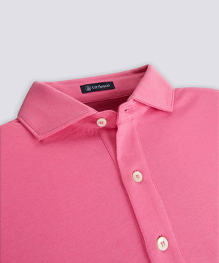 Duncan Solid Cotton Polo - turtleson